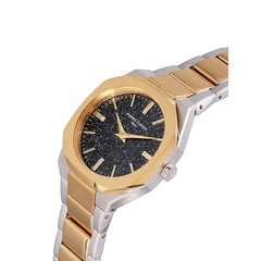 Pierre Cardin Goldene Edelstahl-Armbanduhr