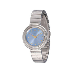 Pierre Cardin graue Edelstahl-Armbanduhr
