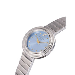 Pierre Cardin graue Edelstahl-Armbanduhr