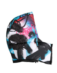 Dolce & Gabbana Multicolor-Graffiti Ganzkopf-Tuch-Kappe (Capello)