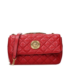 Versace Red Leather Shoulder Bag