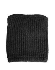Dolce & Gabbana Schwarze Kaschmir Strick Herren Winter Halswärmer Mütze