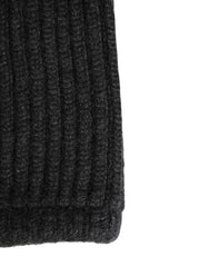Dolce & Gabbana Schwarze Kaschmir Strick Herren Winter Halswärmer Mütze