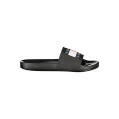 Tommy Hilfiger Schwarze Polyurethan Herren Hausschuhe