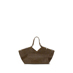 Benedetta Bruzziches Brown Buffalo Leather Handbag