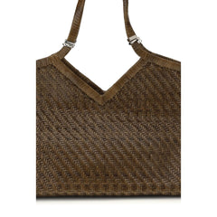 Benedetta Bruzziches Brown Buffalo Leather Handbag