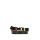 Ferragamo Gürtel aus schwarzem Kalbsleder