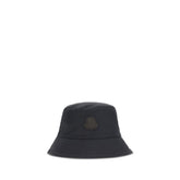 Moncler Blauer Fischerhut aus Baumwolle