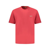 Napapijri Rosso Cotton Men Shirt