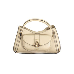 Guess Jeans Beige Polyurethan Damen Handtasche
