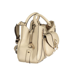 Guess Jeans Beige Polyurethan Damen Handtasche