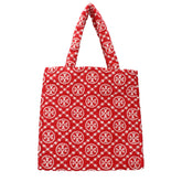 Tory Burch Rode Katoenachtige Schoudertas