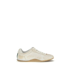Gucci Weiße Kalbsleder Bos Taurus Low Top Sneaker
