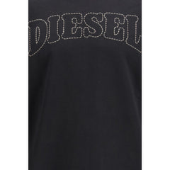 Diesel schwarzes Baumwoll-Sweatshirt