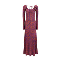 Kristina Ti Mehrfarbiges Viskose-Freizeitkleid