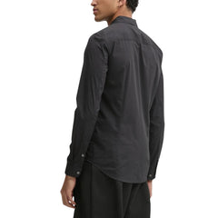 Tommy Hilfiger Jeans schwarzes Baumwoll-Anzughemd