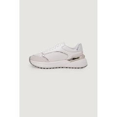 PINKO Weiße Low-Top-Sneakers aus Leder