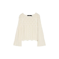 Vero Moda Beiges Baumwoll-Sweatshirt