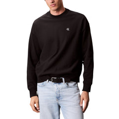 Calvin Klein Jeans Schwarzes Baumwoll-Sweatshirt