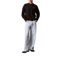 Calvin Klein Jeans Schwarzes Baumwoll-Sweatshirt