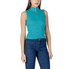 Calvin Klein Jeans Türkisfarbenes Baumwolltop