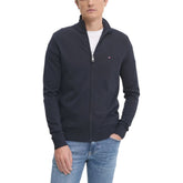 Tommy Hilfiger blaue Baumwoll-Strickjacke