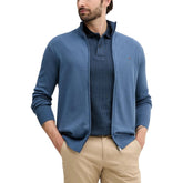 Tommy Hilfiger blaue Baumwoll-Strickjacke