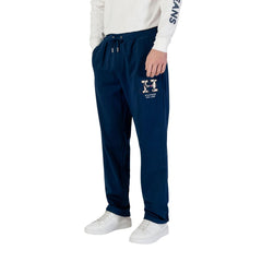 Tommy Hilfiger Blaue Jogginghose aus recycelter Baumwolle