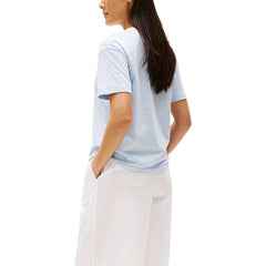 Tommy Hilfiger Blaues T-Shirt aus Bio-Baumwolle