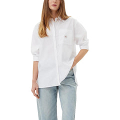 Calvin Klein Jeans Weiße Baumwollbluse
