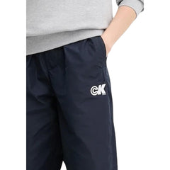 Calvin Klein Jeans Blaue Jogginghose aus recyceltem Polyester