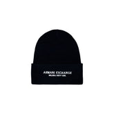 Armani Exchange blauwe polyester cap (baseballpet)
