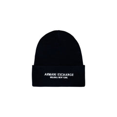Armani Exchange Blaue Polyesterkappe (Baseballkappe)