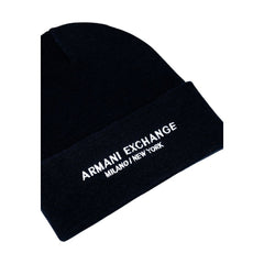Armani Exchange Blaue Polyesterkappe (Baseballkappe)