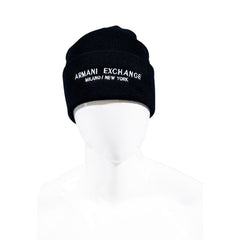 Armani Exchange Blaue Polyesterkappe (Baseballkappe)