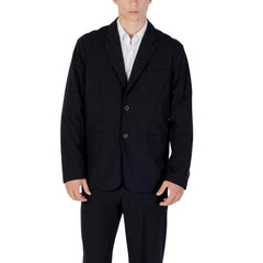 Armani Exchange Schwarzer Lyocell Blazer