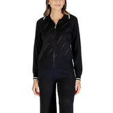 Liu Jo Black And White Viscose Cardigan