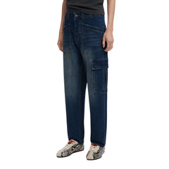 Desigual Blaue Baumwoll-Boyfriend-Jeans