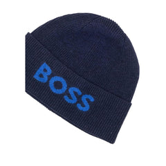 Hugo Boss Blaue Kappe aus recyceltem Polyamid (Baseballmütze)
