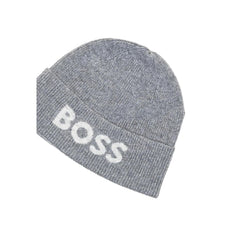 Hugo Boss Graue Kappe aus recyceltem Polyamid (Baseballmütze)