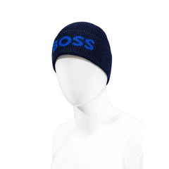 Hugo Boss Blaue Kappe aus recyceltem Polyamid (Baseballmütze)