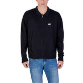 Tommy Hilfiger Jeans Cardigan aus recycelter Baumwolle, schwarz