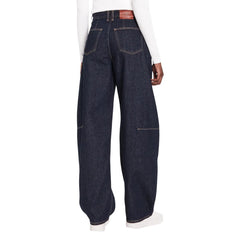 Calvin Klein Jeans Blaue Baumwoll-Mom-Jeans