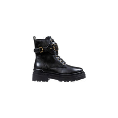 PINKO Schwarze Lederstiefeletten