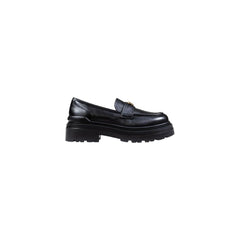 PINKO Black Leather Platform Pumps