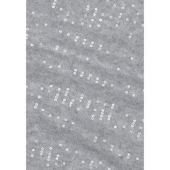 Pieces Grauer Schal aus recyceltem Polyester