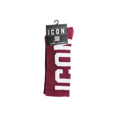 Ikon Bordeaux Baumwollsocken