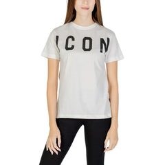 T-Shirt aus Baumwolle „Icon“ in Creme