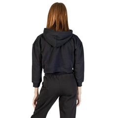 Icon Schwarzer Baumwoll-Kapuzenpullover