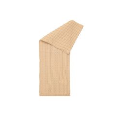 Nur beigefarbener Polyester-Schal